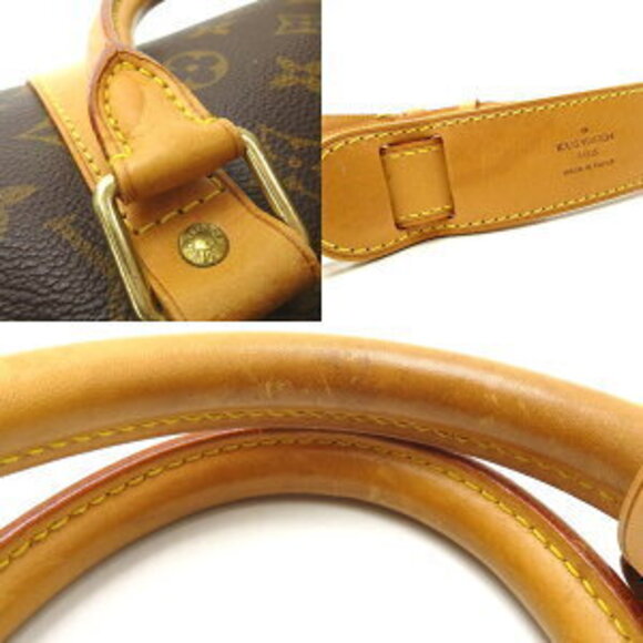 Louis Vuitton Monogram Keepall Bandouliere Brown Boston Bag